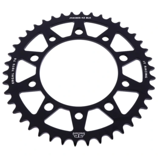 Alu - Kettenrad 42Z Teilung 520 schwarz JT Innendurchmesser 112 Lochkreis 138 passend für: Honda CBR, XL