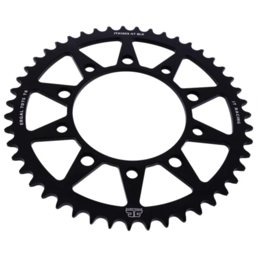 Alu - Kettenrad 47Z Teilung 520 schwarz JT Innendurchmesser 112 Lochkreis 138 passend für: Honda CBR, XL