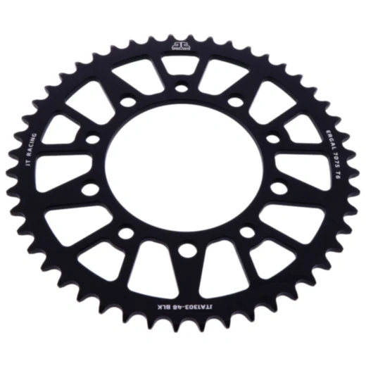 Alu - Kettenrad 48Z Teilung 520 schwarz JT Innendurchmesser 112 Lochkreis 138 passend für: Honda CBR, XL