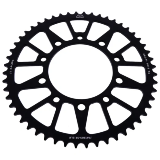 Alu - Kettenrad 52Z Teilung 520 schwarz JT Innendurchmesser 112 Lochkreis 138 passend für: Honda CBR, XL
