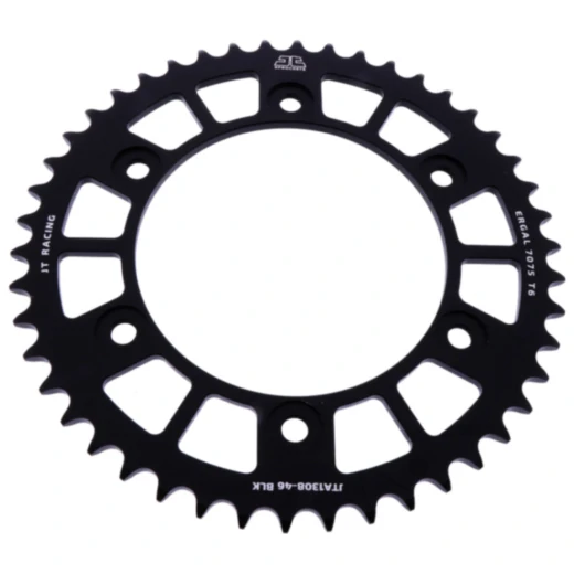Alu - Kettenrad 46Z Teilung 520 schwarz JT Innendurchmesser 134 Lochkreis 160 passend für: Honda CBR, VTR