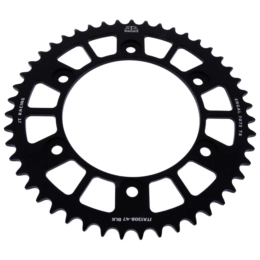 Alu - Kettenrad 47Z Teilung 520 schwarz JT Innendurchmesser 134 Lochkreis 160 passend für: Honda CBR, VTR