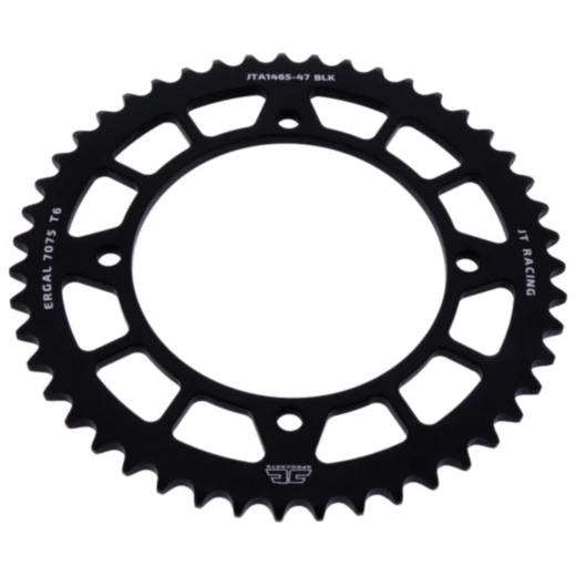 Alu - Kettenrad 47Z Teilung 420 schwarz JT Innendurchmesser 110 Lochkreis 126 passend für: Kawasaki KX