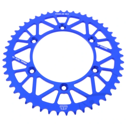Alu - Kettenrad 50Z Teilung 520 blau JT Innendurchmesser 130 Lochkreis 150 passend für: Fantic XEF, XX, XXF