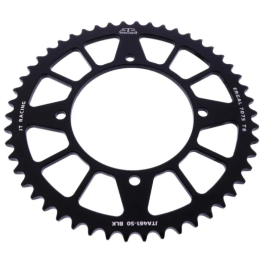 Alu - Kettenrad 50Z Teilung 420 schwarz JT Innendurchmesser 100 Lochkreis 116 passend für: Kawasaki KX