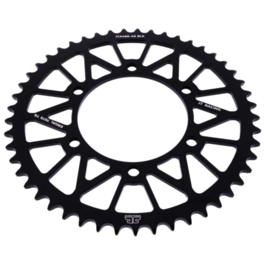 Alu - Kettenrad 49Z Teilung 520 schwarz JT Innendurchmesser 110 Lochkreis 130 passend für: Kawasaki Ninja, GPZ, Z