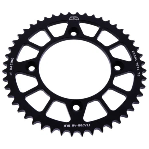 Alu - Kettenrad 48Z Teilung 428 schwarz JT Innendurchmesser 100 Lochkreis 120 passend für: Suzuki RM