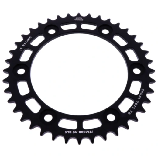 Alu - Kettenrad 40Z Teilung 520 schwarz JT Innendurchmesser 134 Lochkreis 160 passend für: Honda CBR, VTR