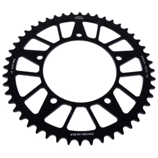 Alu - Kettenrad 48Z Teilung 520 schwarz JT Innendurchmesser 120 Lochkreis 140 passend für: Triumph Bonneville, Scrambler, Thruxton