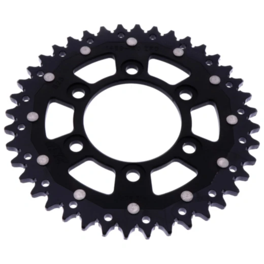 Kettenrad Dual 40Z Teilung 525 schwarz ZF Innendurchmesser 080 Lochkreis 104 passend für: Kawasaki Z, ZX - 10R, KLZ