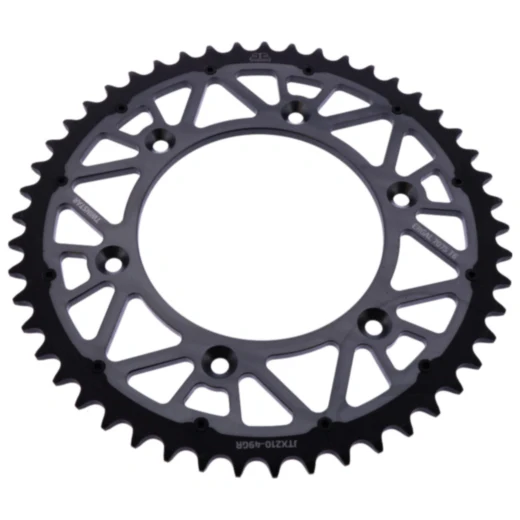 Kettenrad Twinstar 49Z Teilung 520 grau JT Innendurchmesser 125 Lochkreis 153 passend für: Honda CRF, CR, XR