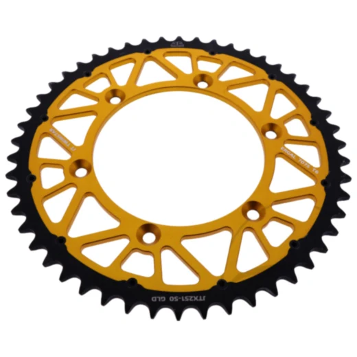 Kettenrad Twinstar 50Z Teilung 520 gold JT Alternative: 7580514 passend für: Fantic XEF, XX, XXF
