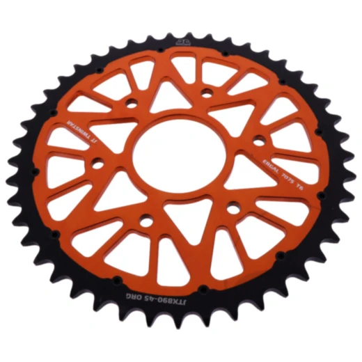 Kettenrad Twinstar 45Z Teilung 520 orange JT Alternative: 7580614 passend für: Husqvarna Svartpilen, Vitpilen, SM