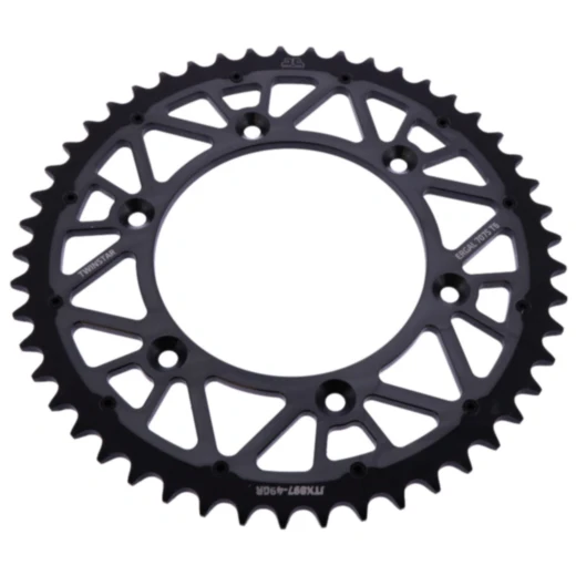 Kettenrad Twinstar 49Z Teilung 520 grau JT Innendurchmesser 125 Lochkreis 150 passend für: Husqvarna FE, FC, TE