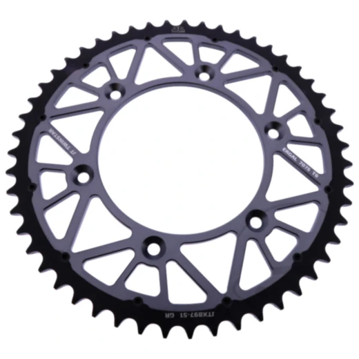 Kettenrad Twinstar 51Z Teilung 520 grau JT Innendurchmesser 125 Lochkreis 150 passend für: Husqvarna FE, FC, TE