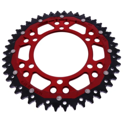 Kettenrad Dual 46Z 525 rot ZF für Motorräder