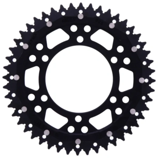 ZF Dual Kettenrad 48Z 525 schwarz kompatibel mit Motorrädern