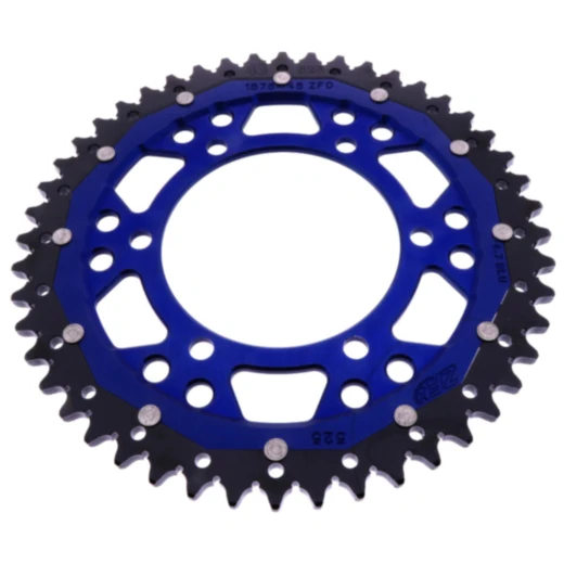 Kettenrad Dual 48Z 525 Blau ZF für Motorräder