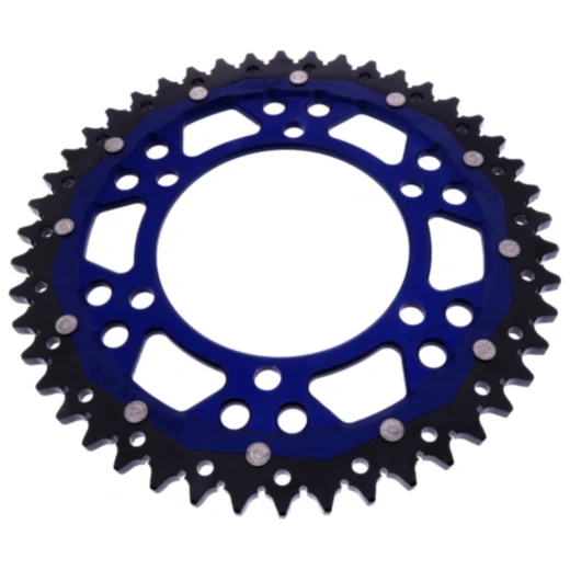 ZF Dual Kettenrad 46Z 525 Teilung blau für Motorräder