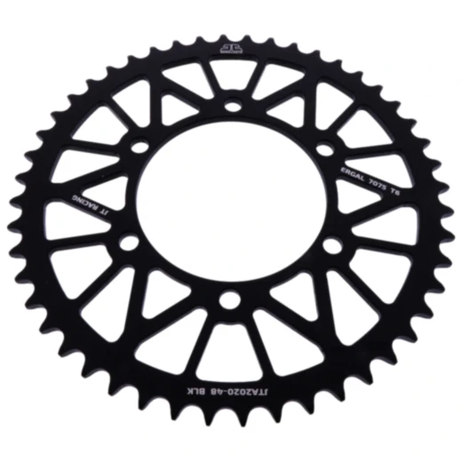 Alu - Kettenrad 48Z Teilung 520 schwarz JT Innendurchmesser 106 Lochkreis 125 passend für: Triumph Bonneville, Daytona, Street Scrambler