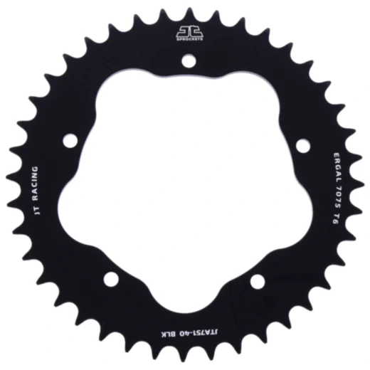 Alu - Kettenrad 40Z Teilung 520 schwarz für Kettenradträger 7585011 passend für: Ducati 916, 748, 996