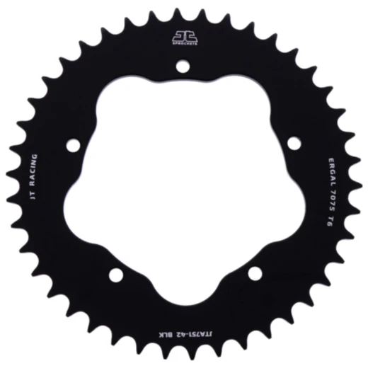 Alu - Kettenrad 42Z Teilung 520 schwarz für Kettenradträger 7585011 passend für: Ducati 916, 748, 996