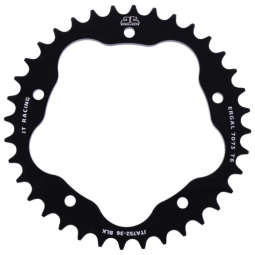 Alu - Kettenrad 36Z Teilung 525 schwarz für Kettenradträger 7585011 passend für: Ducati Hypermotard, Monster, 916