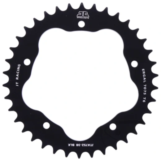 Alu - Kettenrad 38Z Teilung 525 schwarz für Kettenradträger 7585011 passend für: Ducati Monster, Hypermotard, 916