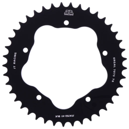 Alu - Kettenrad 41Z Teilung 525 schwarz für Kettenradträger 7585011 passend für: Ducati Hypermotard, Monster, 916