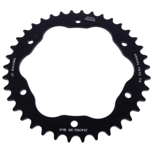 Alu - Kettenrad 38Z Teilung 520 schwarz für Kettenradträger 7585029 passend für: Ducati 1098, 1198, Streetfighter