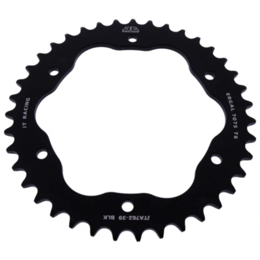 Alu - Kettenrad 39Z Teilung 520 schwarz für Kettenradträger 7585029 passend für: Ducati 1098, 1198, Streetfighter