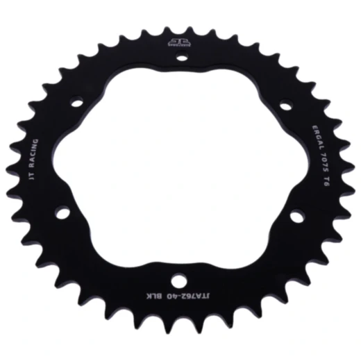 Alu - Kettenrad 40Z Teilung 520 schwarz für Kettenradträger 7585029 passend für: Ducati 1098, 1198, Streetfighter