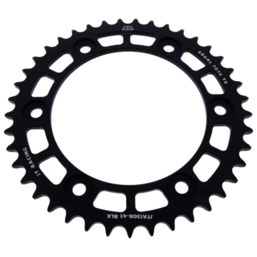 Alu - Kettenrad 41Z Teilung 520 schwarz JT Innendurchmesser 134 Lochkreis 160 passend für: Honda CBR, VTR