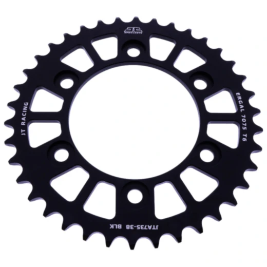 Alu - Kettenrad 38Z Teilung 520 schwarz JT Innendurchmesser 100 Lochkreis 124 passend für: Ducati Monster, Supersport, S