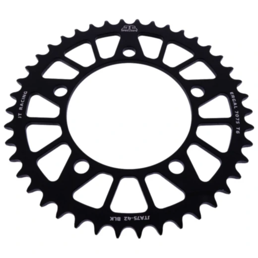 Alu - Kettenrad 42Z Teilung 520 schwarz JT Innendurchmesser 110 Lochkreis 130. 8 passend für: BMW S
