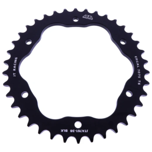 Alu - Kettenrad 38Z Teilung 525 schwarz für Kettenradträger 7585029 passend für: Ducati 1198, 1098, Streetfighter