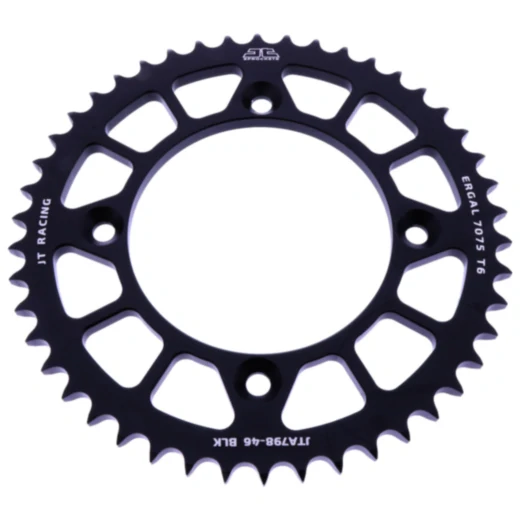 Alu - Kettenrad 46Z Teilung 428 schwarz JT Innendurchmesser 100 Lochkreis 120 passend für: Suzuki RM