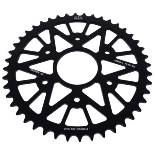 Alu - Kettenrad 44Z Teilung 520 schwarz Innendurchmesser 063 Lochkreis 110 passend für: Husqvarna Svartpilen, Vitpilen, SM