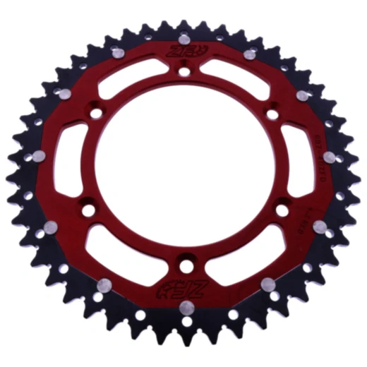 Kettenrad Dual 48Z Teilung 520 rot ZF Innendurchmesser 125 Lochkreis 150 passend für: Husqvarna FE, FC, TE