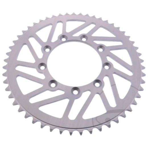 Alu - Kettenrad 53Z Teilung 520 silber Esjot Innendurchmesser 105 Lochkreis 124 passend für: TM Racing EN, MX, SMR