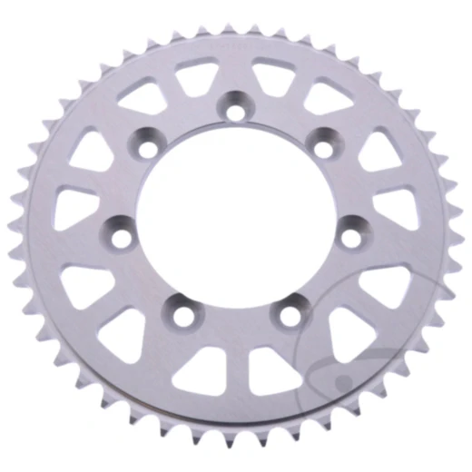 Alu - Kettenrad 47Z Teilung 428 silber Esjot Innendurchmesser 085 Lochkreis 100 passend für: TM Racing MX, SMX