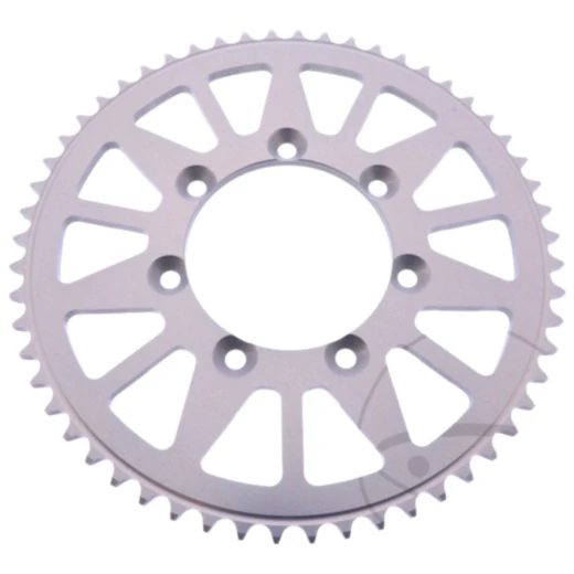 Alu - Kettenrad 56Z Teilung 428 silber Esjot Innendurchmesser 085 Lochkreis 100 passend für: TM Racing MX, SMX