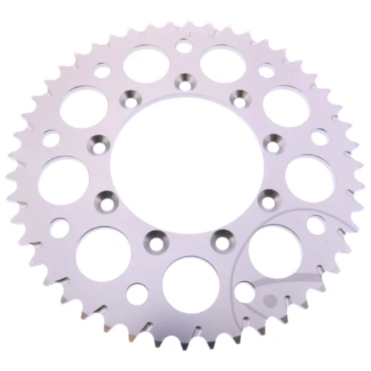 Alu - Kettenrad 48Z Teilung 520 silber Esjot Innendurchmesser 105 Lochkreis 124 passend für: TM Racing EN, MX, SMR