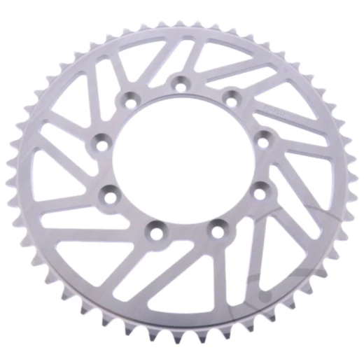 Alu - Kettenrad 51Z Teilung 520 silber Esjot Innendurchmesser 105 Lochkreis 124 passend für: TM Racing EN, MX, SMR