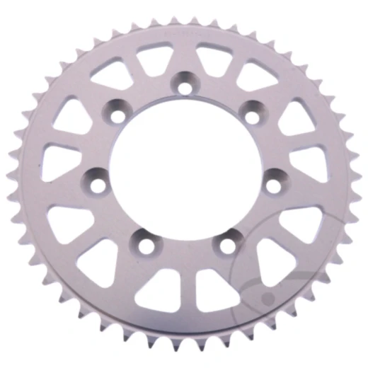 Alu - Kettenrad 48Z Teilung 428 silber Esjot Innendurchmesser 085 Lochkreis 100 passend für: TM Racing MX, SMX