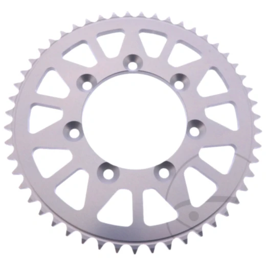 Alu - Kettenrad 51Z Teilung 428 silber Esjot Innendurchmesser 085 Lochkreis 100 passend für: TM Racing MX, SMX
