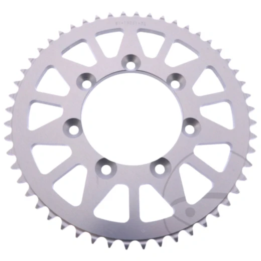 Alu - Kettenrad 52Z Teilung 428 silber Esjot Innendurchmesser 085 Lochkreis 100 passend für: TM Racing MX, SMX