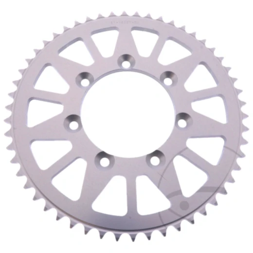 Alu - Kettenrad 54Z Teilung 428 silber Esjot Innendurchmesser 085 Lochkreis 100 passend für: TM Racing MX, SMX