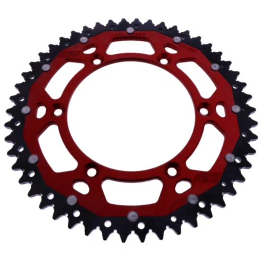 Kettenrad Dual 50Z Teilung 520 rot ZF Innendurchmesser 130 Lochkreis 150 passend für: Fantic XEF, XX, XXF