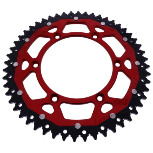 Kettenrad Dual 52Z Teilung 520 rot ZF Innendurchmesser 130 Lochkreis 150 passend für: Fantic XEF, XX, XXF